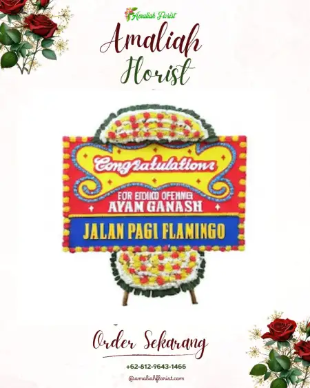 Sewa Papan Bunga Derekan
